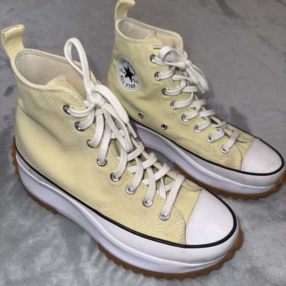 Converse Chuck Taylor All Star Lugged HI Lemon Drop A2132C Women Sz 8.5 Men 7 - Picture 1 of 12